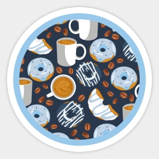 Delicious Donut Cafe Sticker